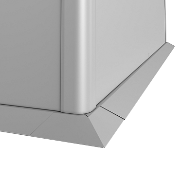 Maairand 2x2 zilver-metallic ~