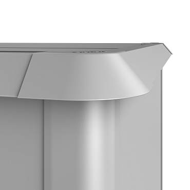 Slakkenbescherming MoestuinBox 1,5x0,5 zilver-metallic ~