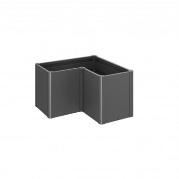Kweekbed Belvedere MIDI Gr. L100 donkergrijs-metallic ~