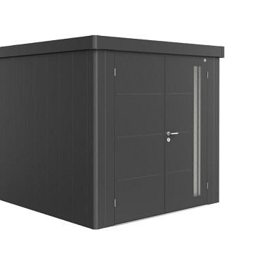berging Neo 4B dubbele deur, donkergrijs-metallic ~