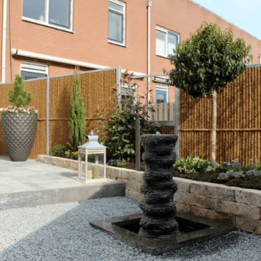 Kokowall GROOT tuinscherm ø32mm 200x200 BxH (let op deeltransport leverancier)~