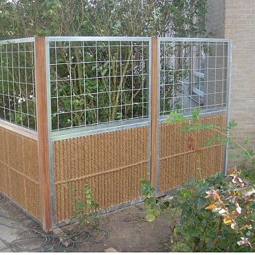 Kokowall HALF HORIZONTAAL tuinscherm ø32mm 180x90 BxH (let op deeltransport leverancier) ~