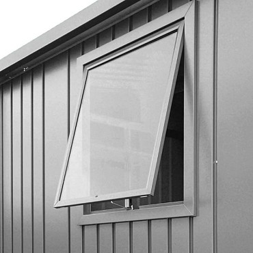 Raam element voor Europa zilver metallic (73,3x5x176 cm) ~