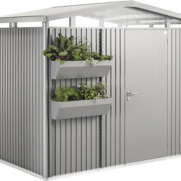 Flora Board schapstaander  kwartsgrijs metallic  82x25x188~