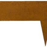 Multi-Edge Metal corten 100x17,5 cm. 1,5 mm. dikte ~