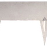 Multi-Edge Metal RVS 100x17,5 cm. 1,5 mm. dikte ~