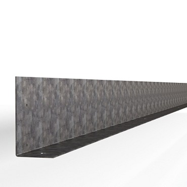 Verzinkte kantopsluiting Stroke L-model 300x10 cm. ~
