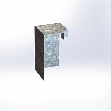 Verzinkt muuroverzethoekstuk