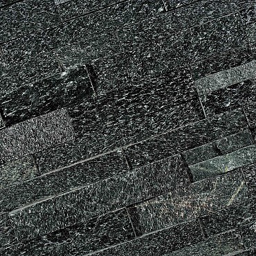 Stone Panels Black Quarzite 60(55)x15x1,5-2,5 cm. (uitlopend 2023) ~