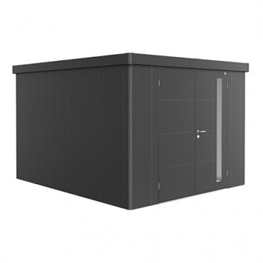 berging Neo 4C dubbele deur, donkergrijs-metallic ~