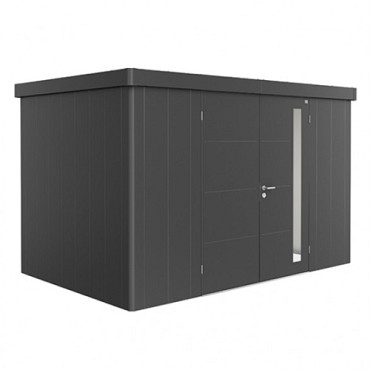 berging Neo 2D dubbele deur, donkergrijs-metallic ~