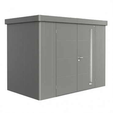 berging Neo 1D dubbele deur, kwartsgrijs-metallic ~