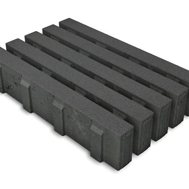 EcoStrook Black 60x40x12 cm. ~