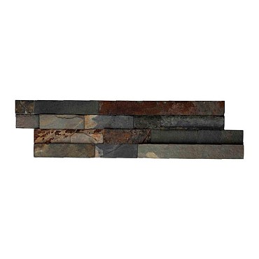 Stone panels 02 rusty slate 15x55 cm. ~