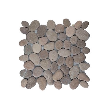 Pebble regular brown 30x30 cm. ~