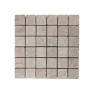 Metric mosaic 5x5 cream 30x30 cm. ~
