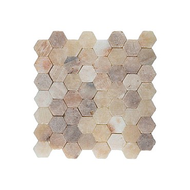 Parquet hexagon small onyx/sunset 30x30 cm. ~