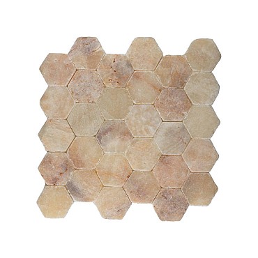 Parquet hexagon onyx /sunset 30x30 cm. ~