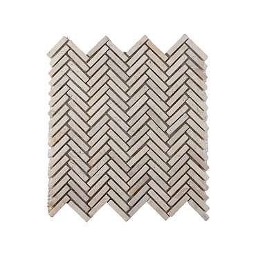 Parquet Fishbone 1x4.8 cream 30x30 cm. ~