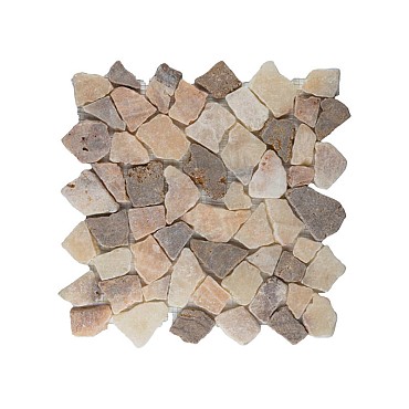 Mosaic regular mix onyx/sunset brown 30x30 cm. ~