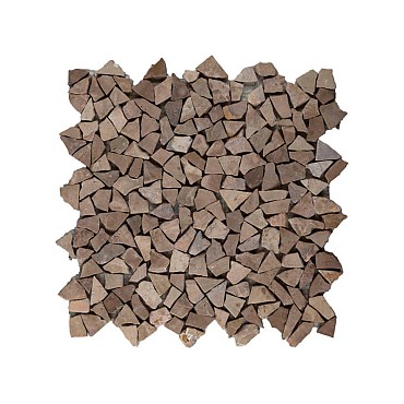 Mosaic regular small light brown 30x30 cm. ~
