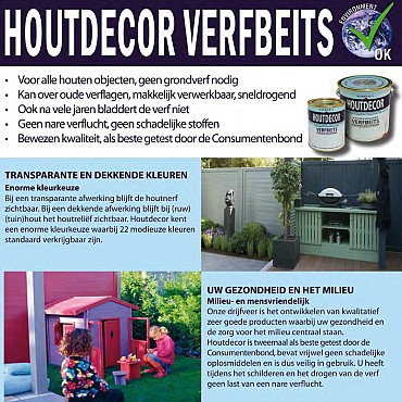 Hermadix Houtdecor 660 TRANSPARANT GRIJS 750ML ~