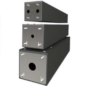 Luxxout pergola staander tot 3 mtr. profiel 100x100x2 mm. Kleur: RAL collectie ~