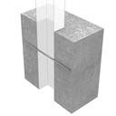 Luxxout pergola betonfundering profiel 100x100 mm. ~