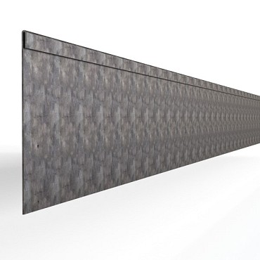 Verzinkte kantopsluiting Single