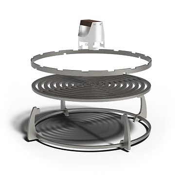 Seare grillset ø58x14 cm. Staal ~