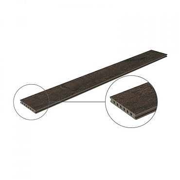 Exadeck Antiek plint 60x9 cm. ~