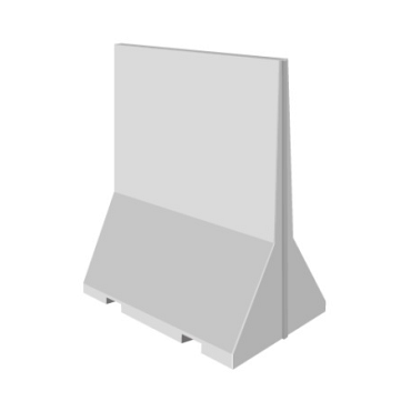 Keerwand AX (HxBxV) 150x200x70 cm. (prijs af fabriek) ~