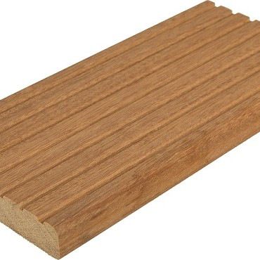 Bankirai 27x145 mm. Terrasplank grof-glad P100 Premium