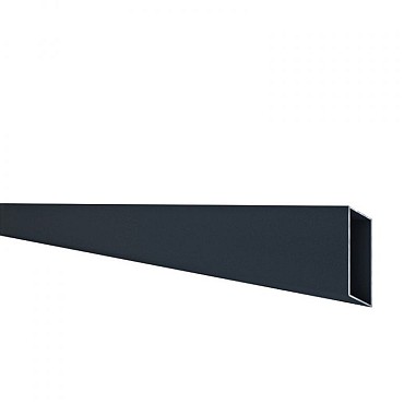 Boston aluminium rhombus profiel L-178 cm. 21x75 mm. RAL9005 ~