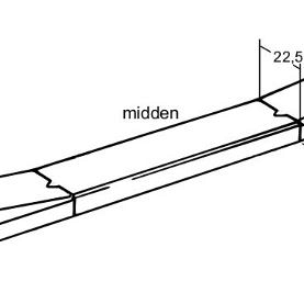 RWSINBA 22,5x14x100 mi grijs vis ~