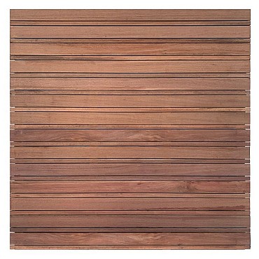 Keruing scherm 180x180 cm. 53 Premium  (uitlopend '25) ~