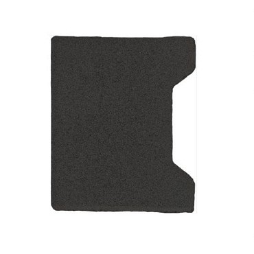 S-Top H-profiel beginsteen antraciet 20x16,5/14x8 cm. ~