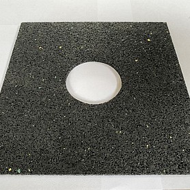 Vaste onderplaat RC 24  - 120x120x20 ~