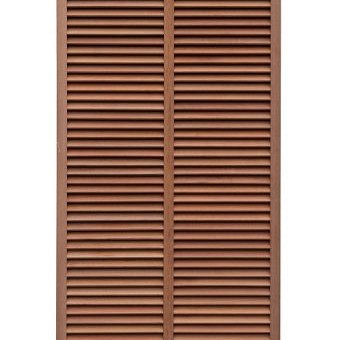 Keruing Premium trellis 25 Louvre 90x180 cm. ~