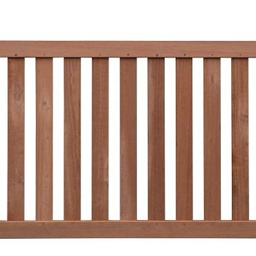 Keruing Premium massief hek 22 110x180 cm. ~