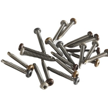 Schroef WEO35 Dark Grey tx 4,2x38mm 100 schr./doosje +bit torx rvs ~