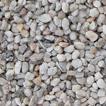 Wit kwarts grind 8-12 mm. - 0,7 m³ BigBag á 1000 kg. ~