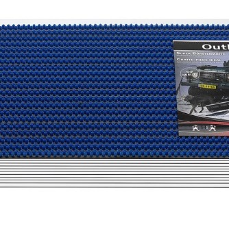 Deurmat Outline 325 Borstelmat 50x80  22 mm blauw ~