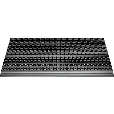 Deurmat Topline Black 324 Borstelmat 50x80  15 mm zwart  ~