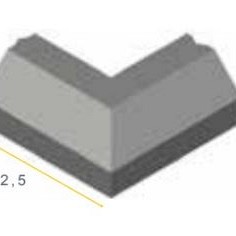 RWSHS 11,5/22,5x20x52,5 90u grijs vis ~