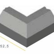 RWSHS 11,5/22,5x25x52,5 90u grijs vis ~