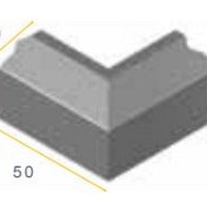 GELHS 5/20x25x50 90u grijs vis ~