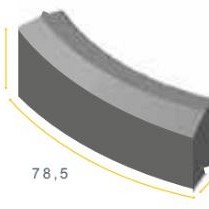 GELB 6/15x25x78,5 4u grijs vis ~
