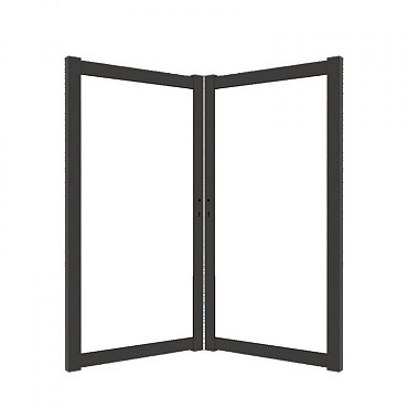 Boston maatwerk enkele poort max. breedte 200 cm. max. hoogte 200 cm. ~