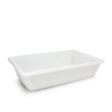 Opvangbak 50x34x12 cm wit ~